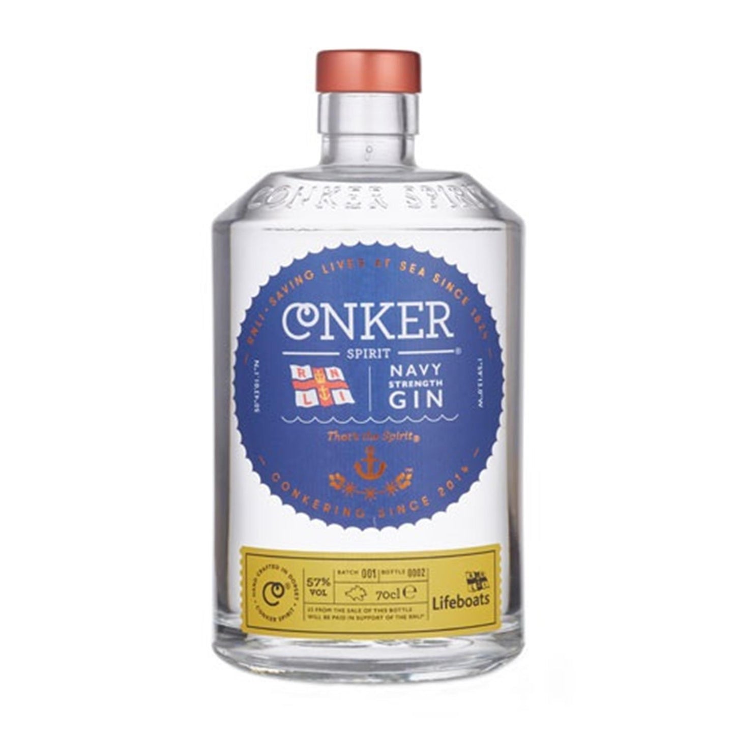 Conker RNLI Navy Strength Gin 70cl