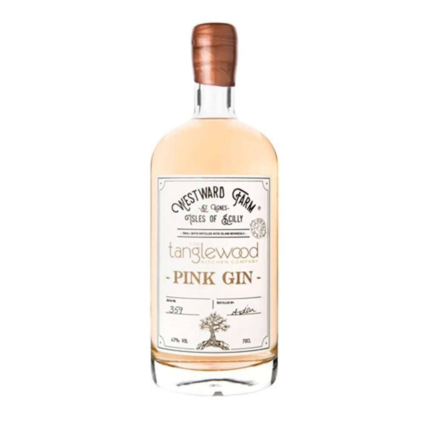 Westward Farm Tanglewood Pink Gin 70cl