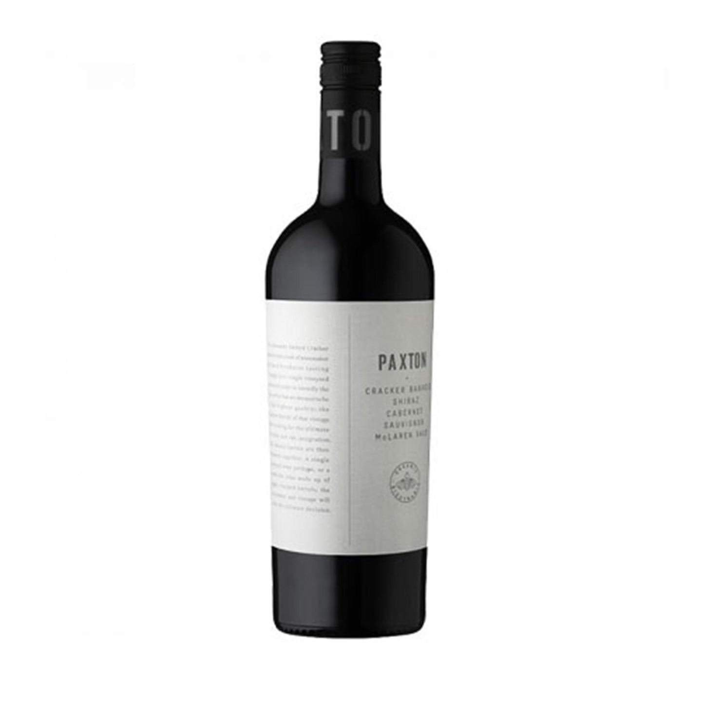 Paxton Cracker Barrels Shiraz Cabernet Sauvignon 2016 Organic 75cl