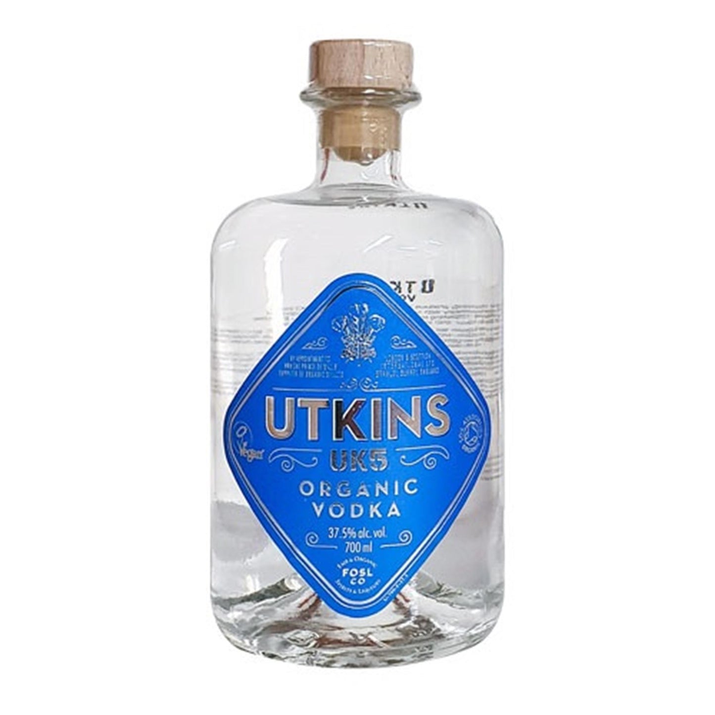 Utkins UK5 Organic Vodka 70cl