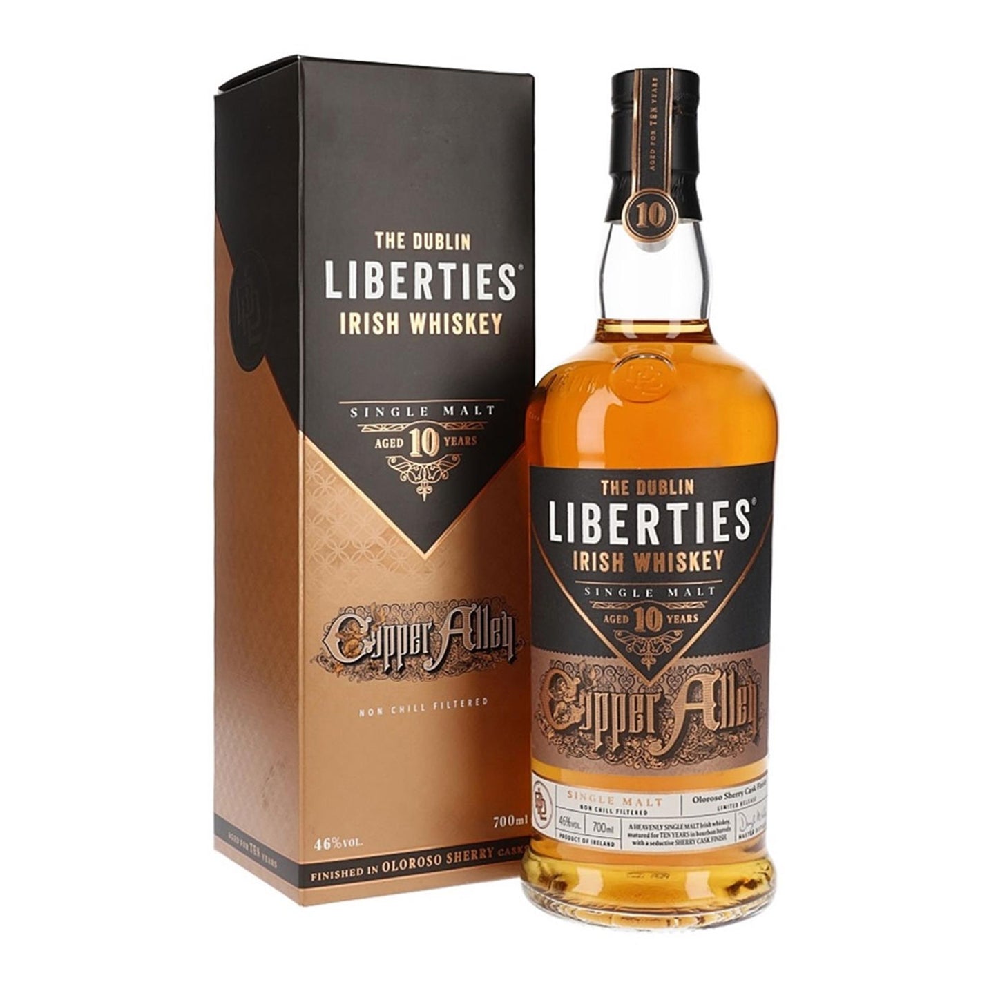 The Dublin Liberties 10 Year Old Copper Alley 70cl