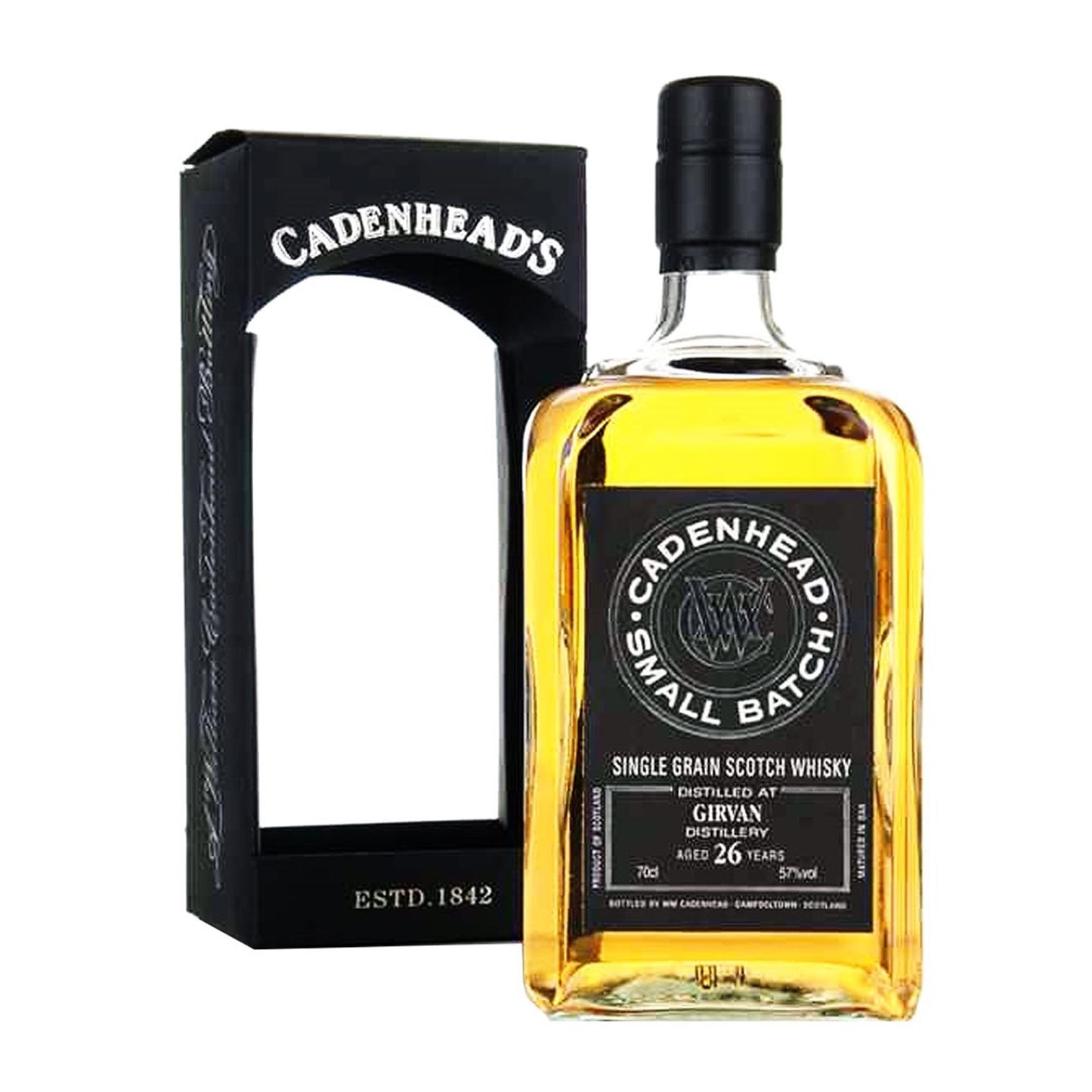 Girvan 26 Year Old Cadenheads Small Batch 57% 70cl