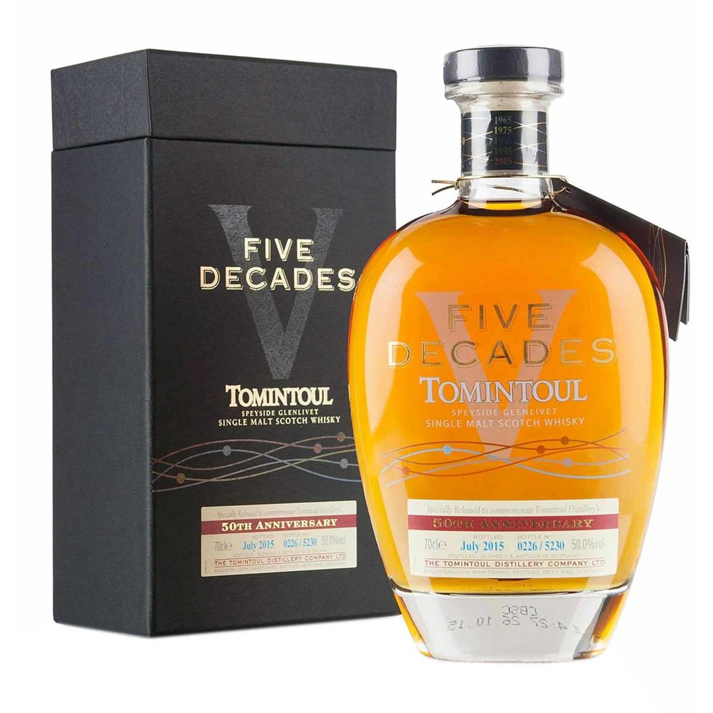 Tomintoul Five Decades 50th Anniversary 70cl