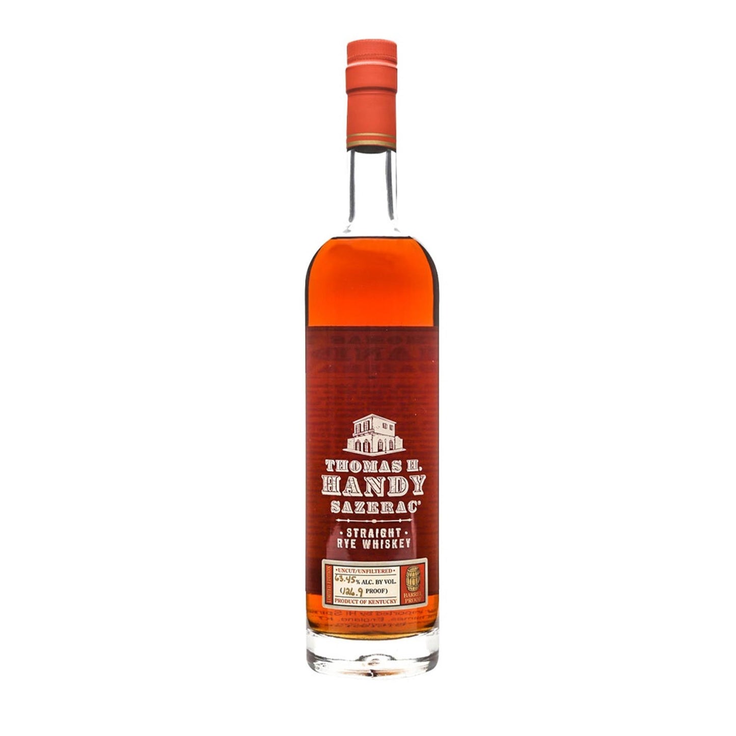 Thomas H Handy Straight Rye Whiskey 63.45% 2015 Release 70cl