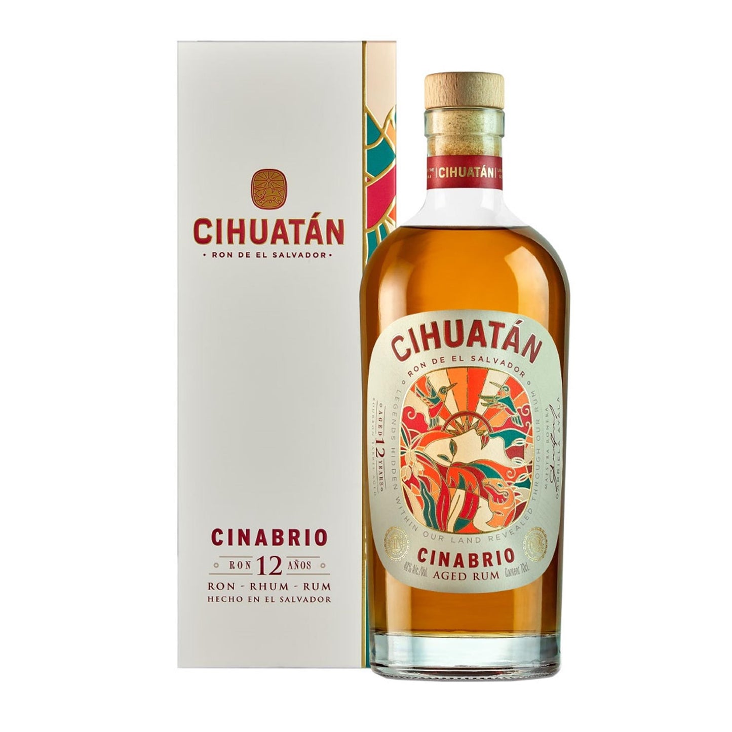 Cihuatan Cinabrio 12 Year Old Rum 70cl