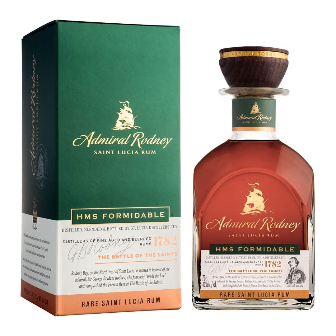 Admiral Rodney HMS Formidable Gold Rum 70cl