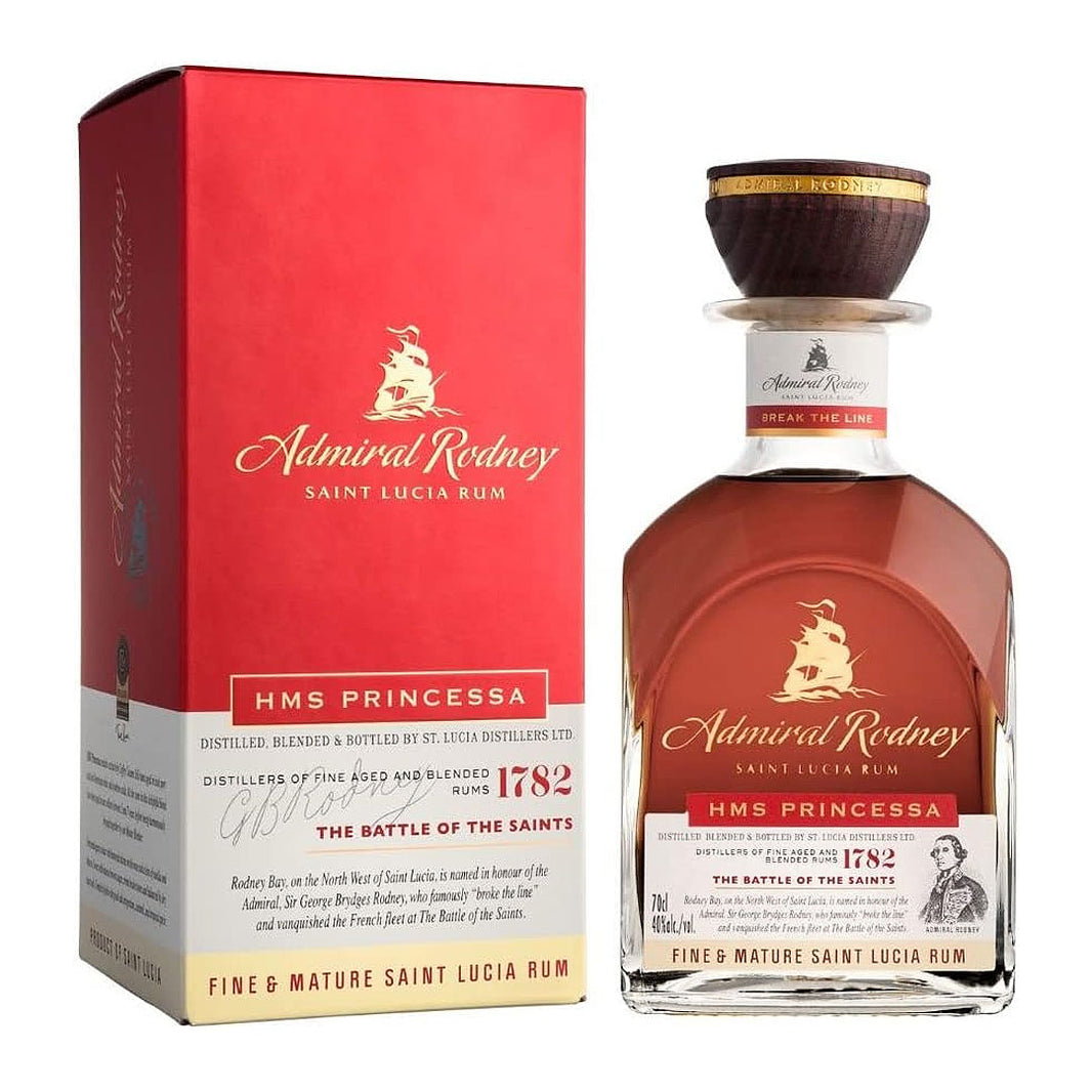 Admiral Rodney HMS Princessa Gold Rum 70cl