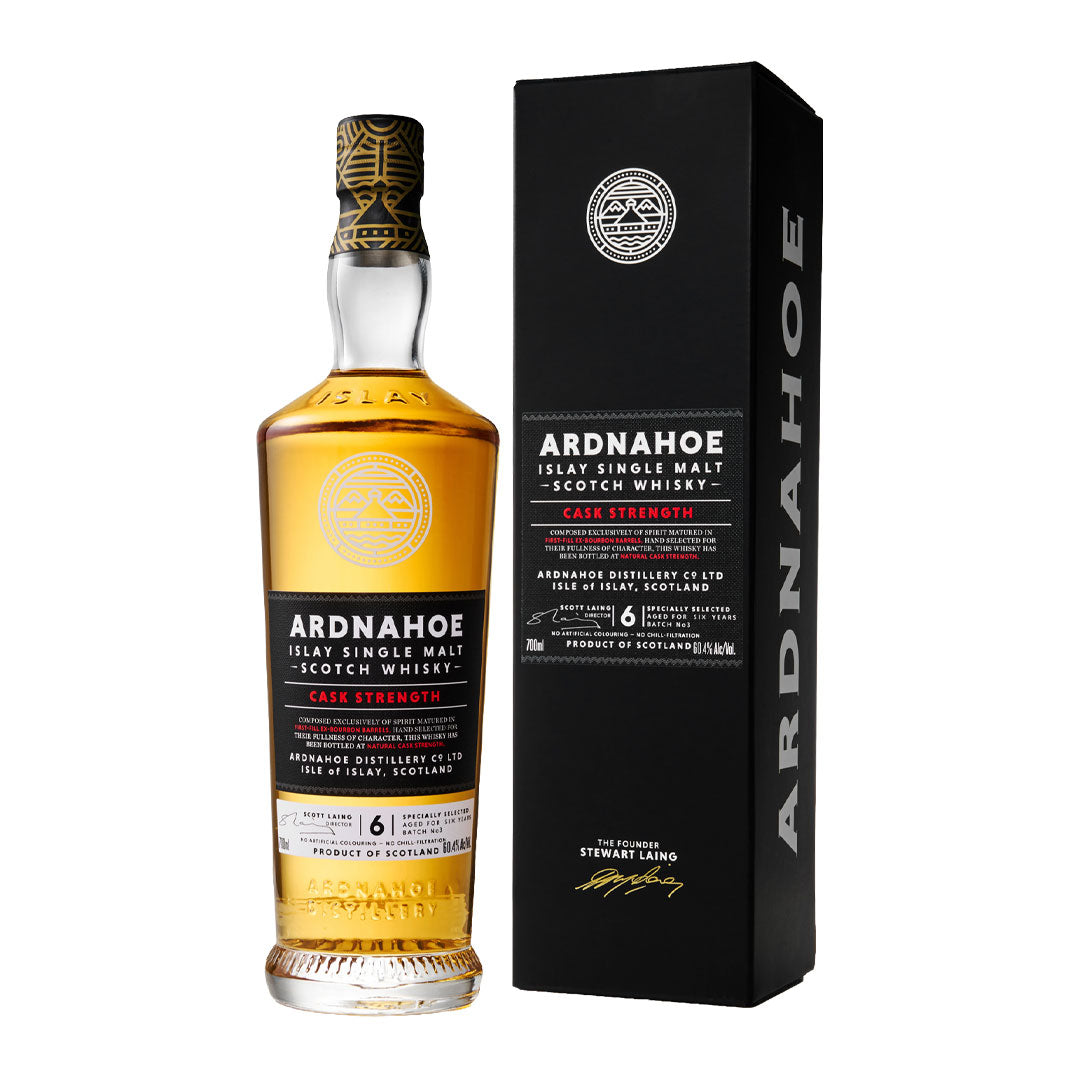 Ardnahoe 6 Year Old Cask Strength Single Malt Whisky 70cl