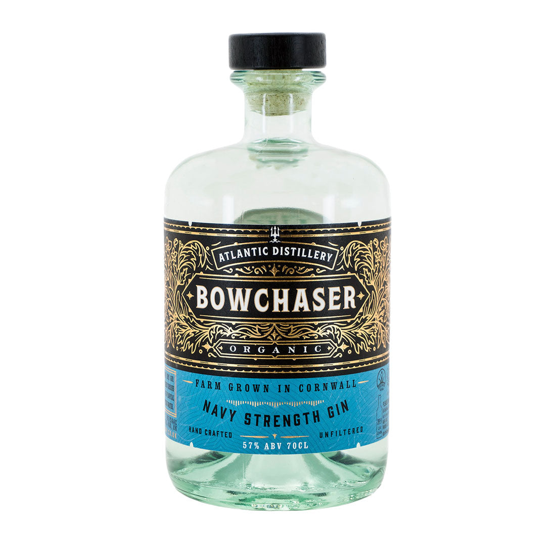 Atlantic Distillery Bowchaser Organic Navy Strength Cornish Gin 70cl