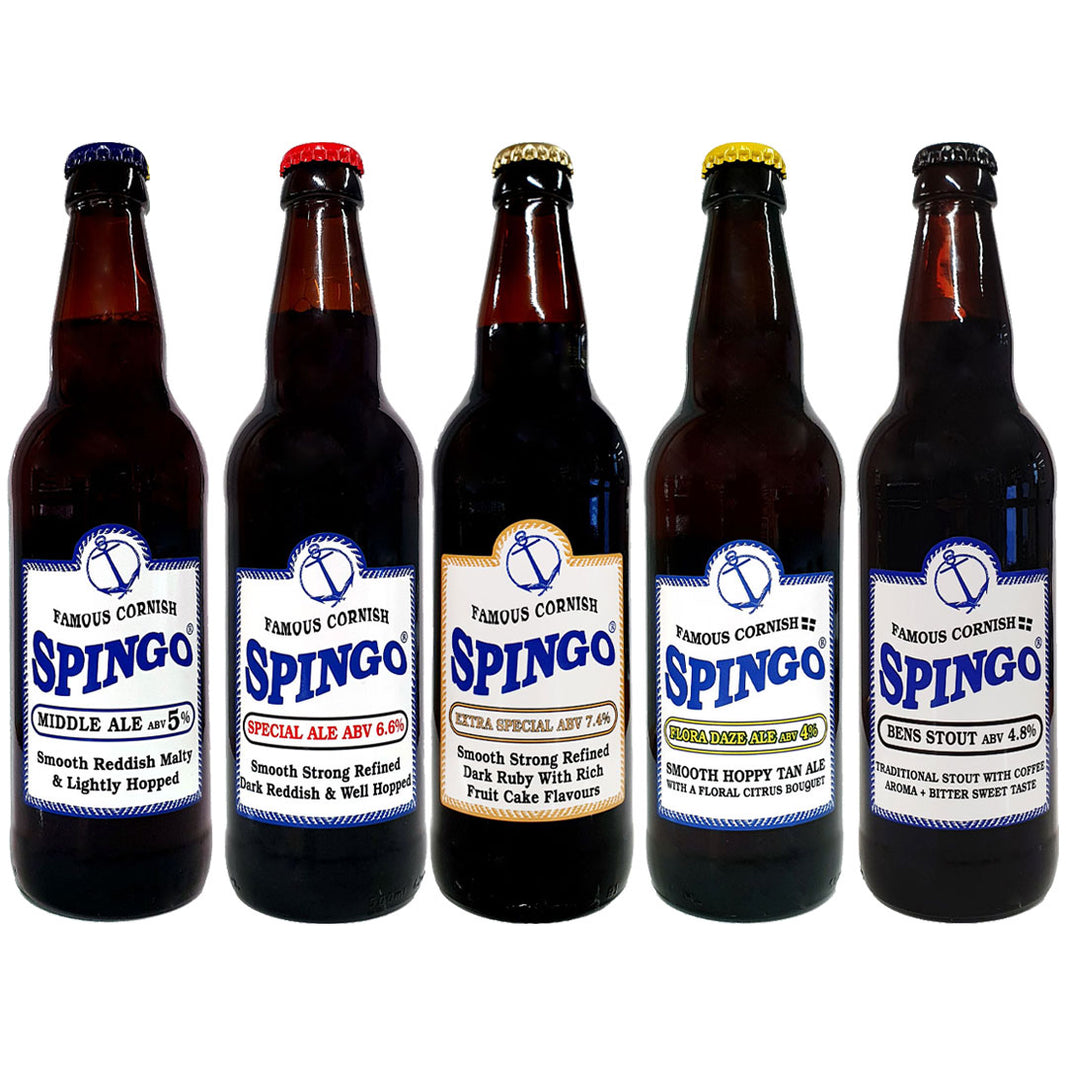 Spingo Ales  12 Bottle Mixed Beer Case