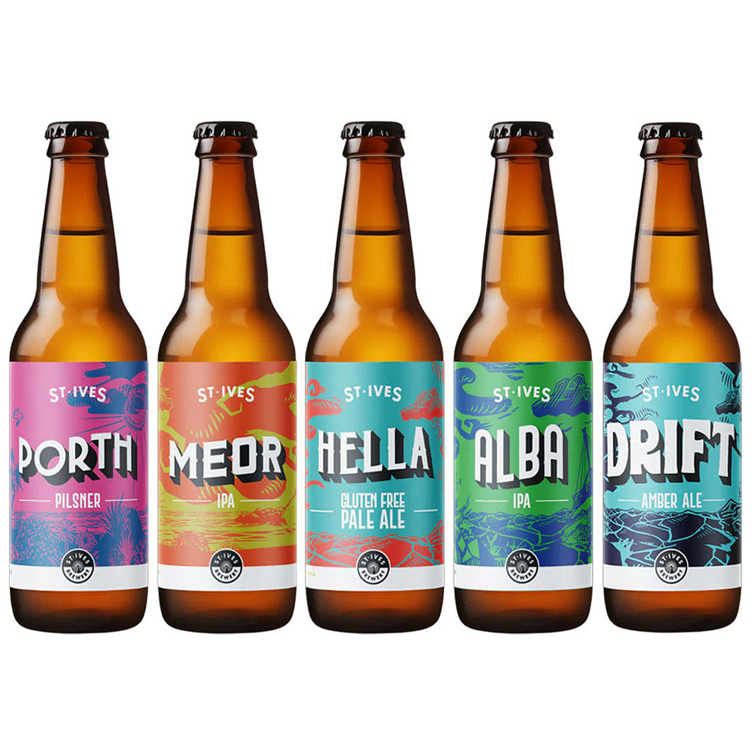 St Ives Brewery 12 Bottle Mixed Beer Case