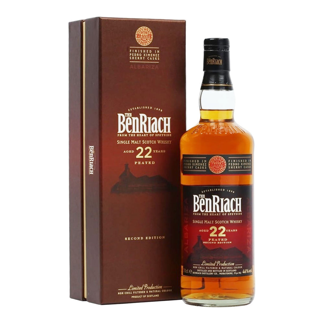 Benriach 22 Year Old Albariza Peated Sherry Cask Finish 70cl