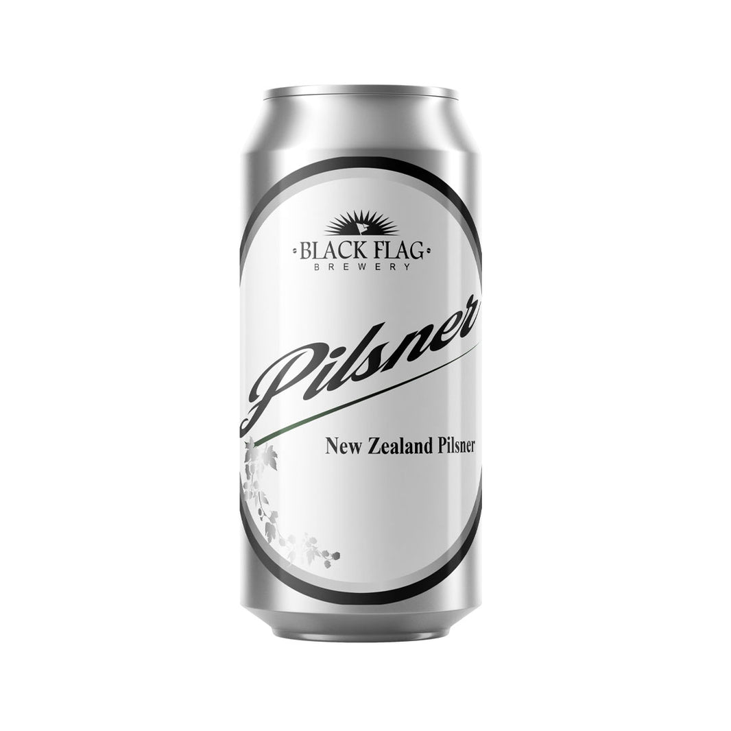 Black Flag Brewery New Zealand Pilsner 4.5% 440ml