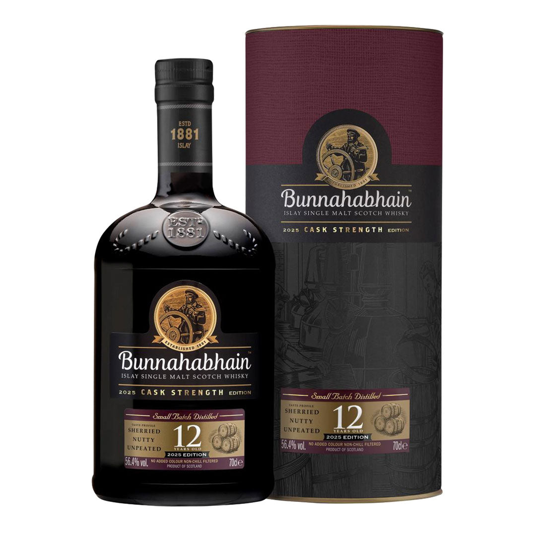 Bunnahabhain 12 Year Old Cask Strength Release 2025 Edition 70cl