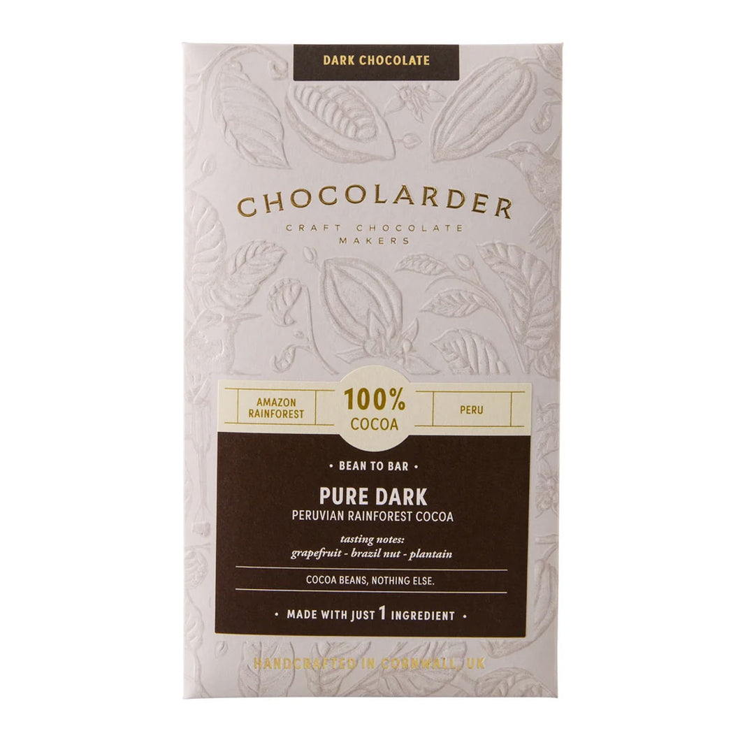 Chocolarder 100% Pure Dark Chocolate 70g