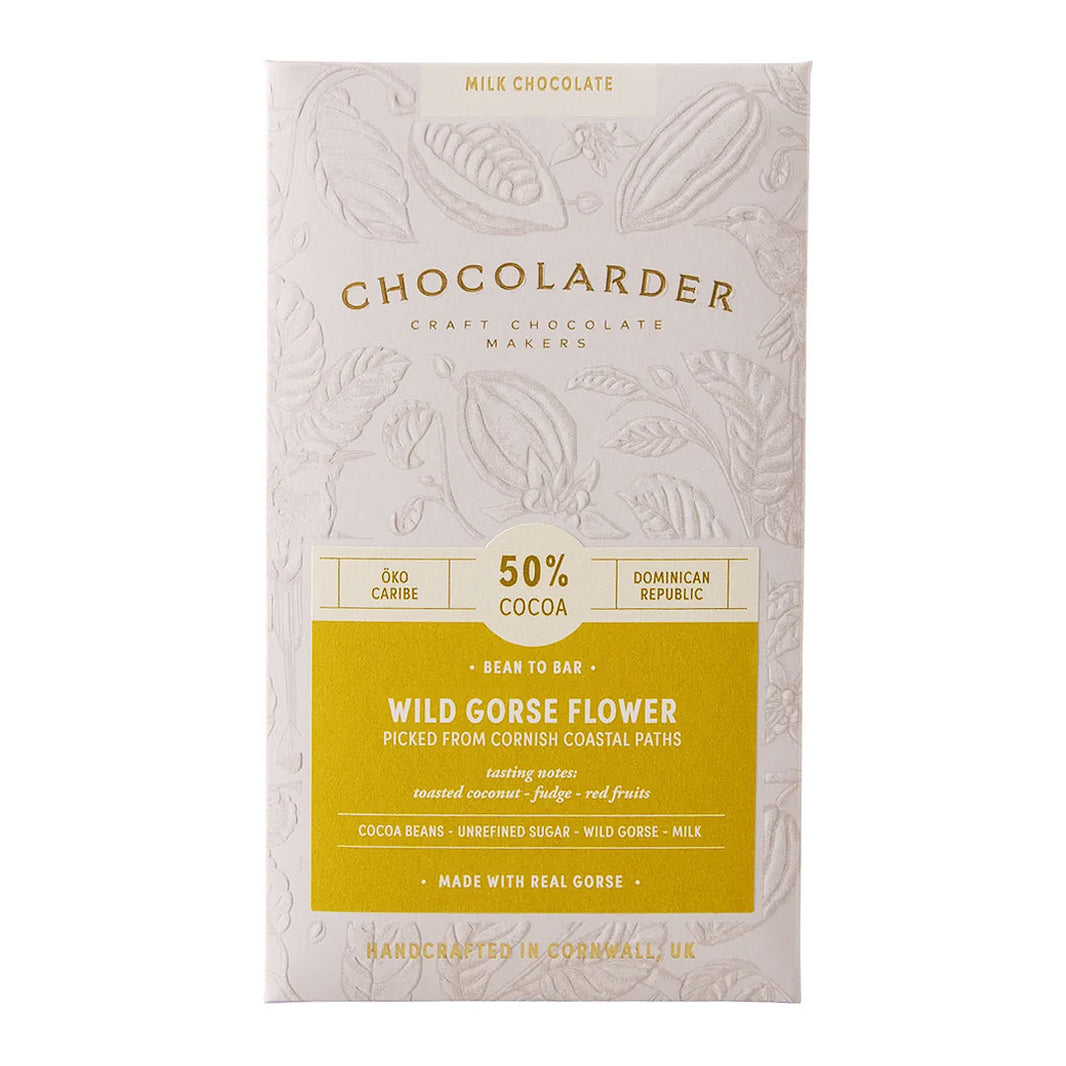 Chocolarder Wild Gorse Flower milk Chocolate 70g