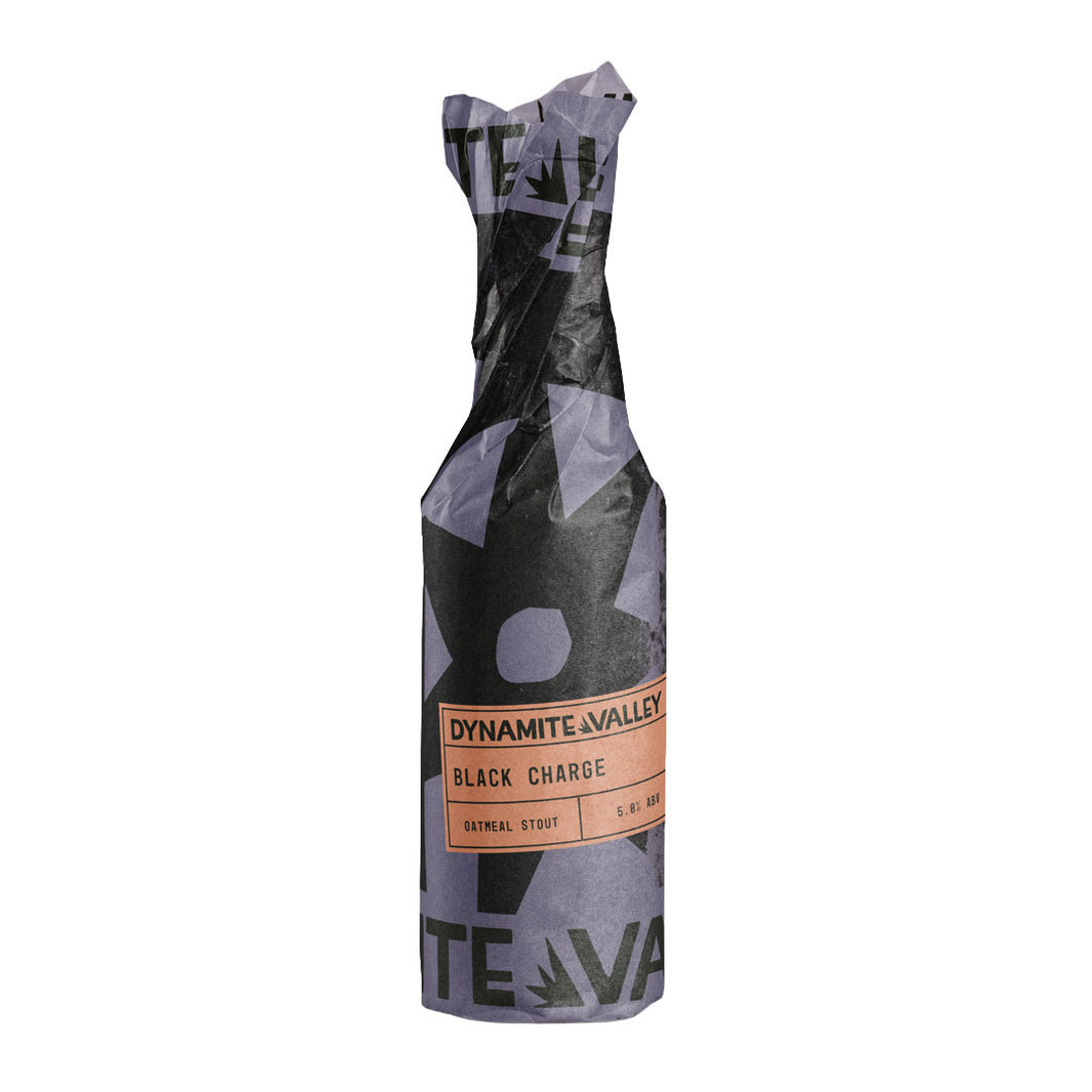 Dynamite Valley Black Charge Rich Stout 500ml