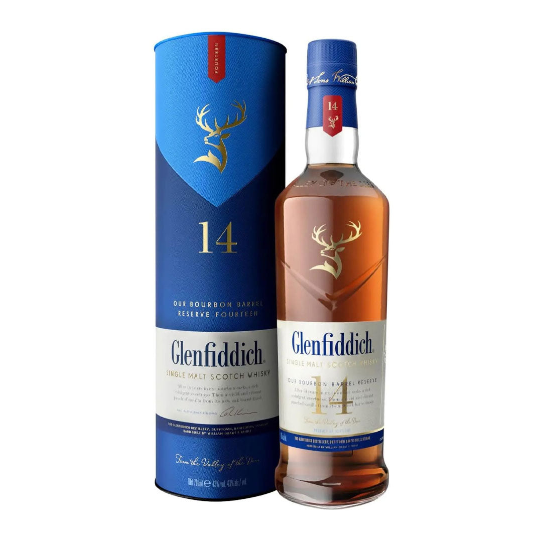 Glenfiddich 14 Year Old Bourbon Barrel Reserve 70cl