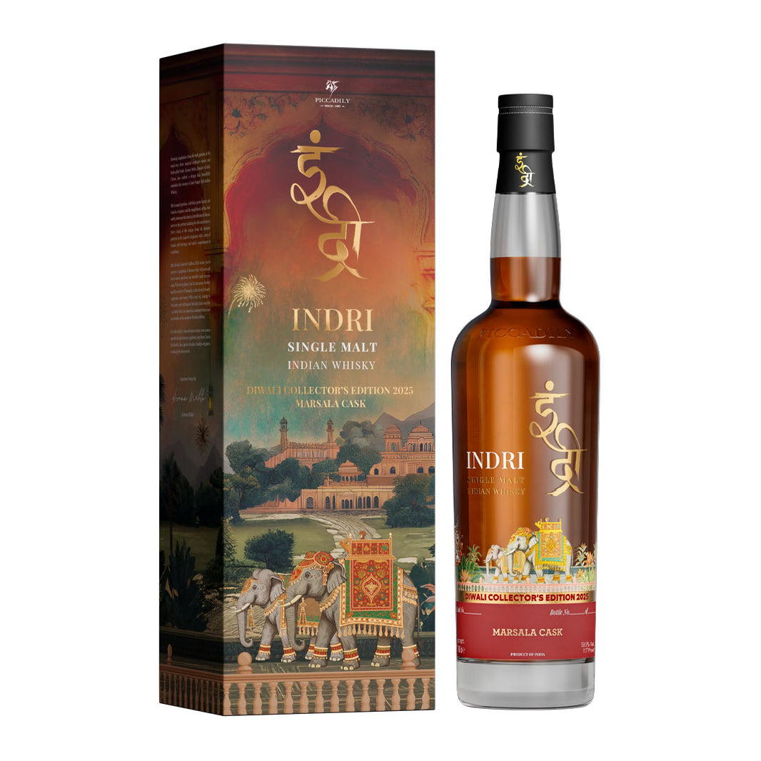 Indri Diwali Collectors Edition 2025 Indian Single Malt Whisky 70cl