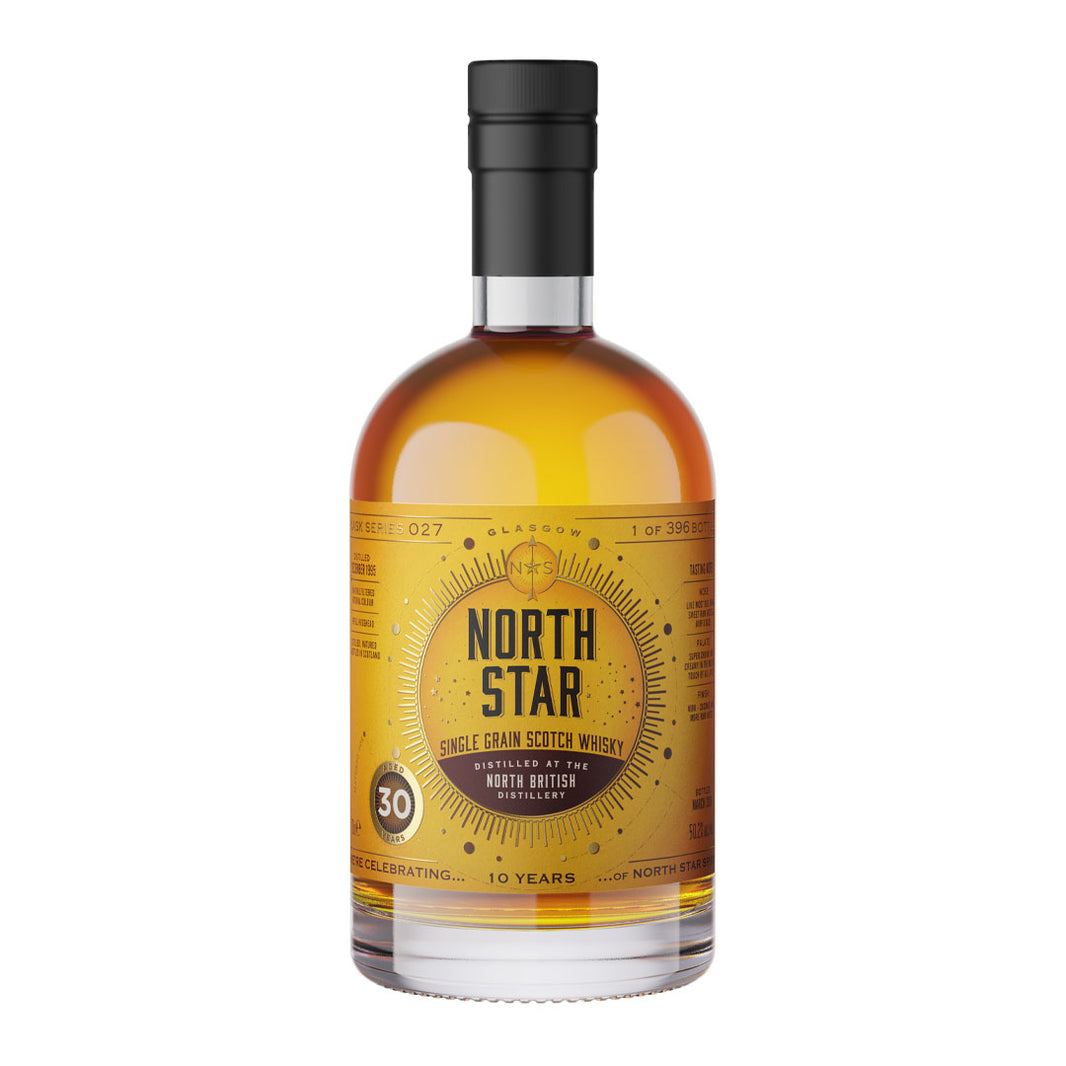 North Star 30 Year Old North British Single Grain Whisky 50.2% 70cl