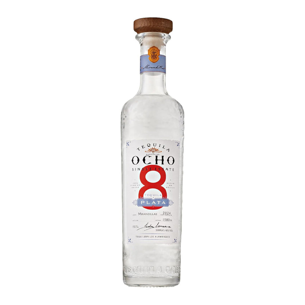 Ocho 8 Plata Blanco Tequila 50cl