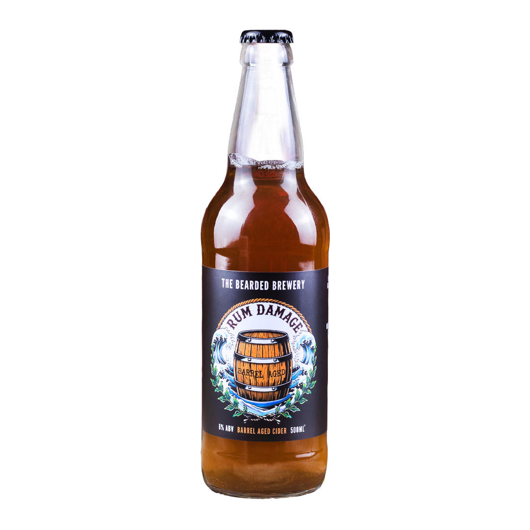 The Bearded Brewery Rum Damage Cider 500ml