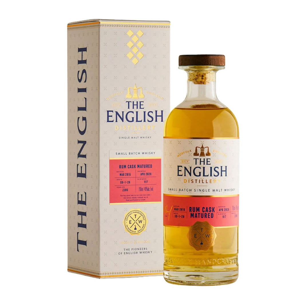 The English Whisky Co. Rum Cask Matured Single Malt Whisky 70cl