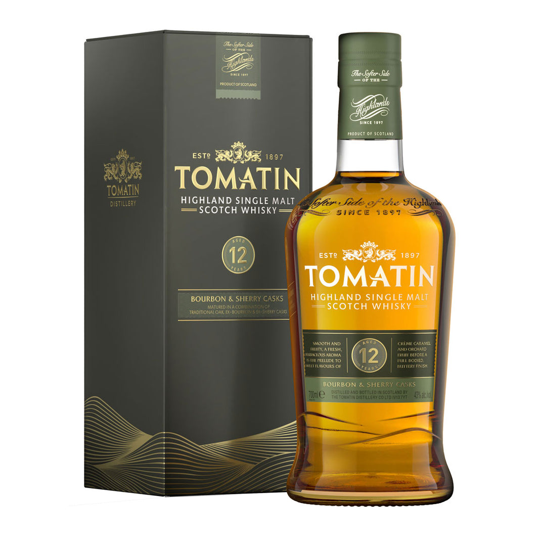 Tomatin 12 Year Old Single Malt Whisky 70cl
