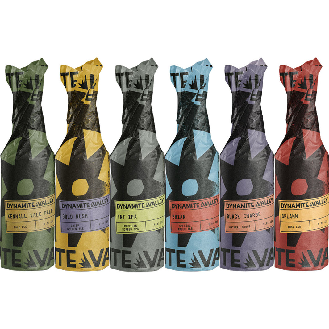 Dynamite Valley Brewery 12 Bottle Mixed Beer Case