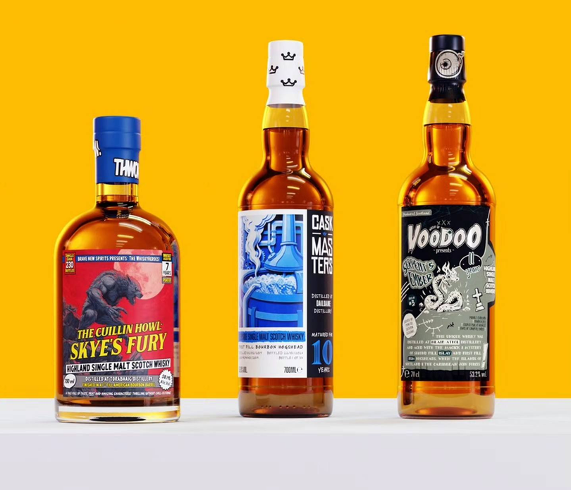 Guided tasting of selected bottlings from Brave New Spirits, led by our expert team.