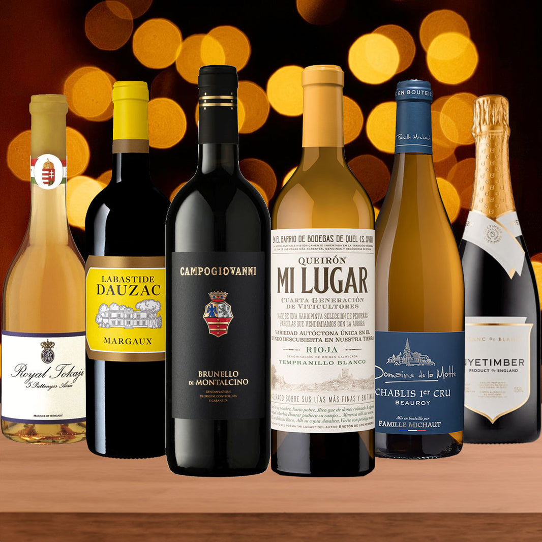 Premium Christmas Wine Case - 6 Bottles