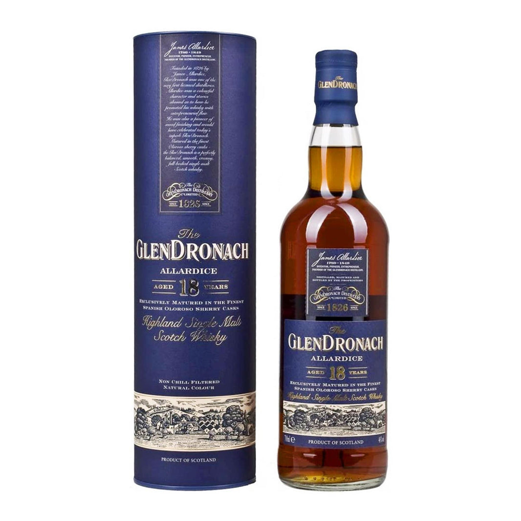 GlenDronach 18 Year Old Allardice Single Malt Whisky 70cl
