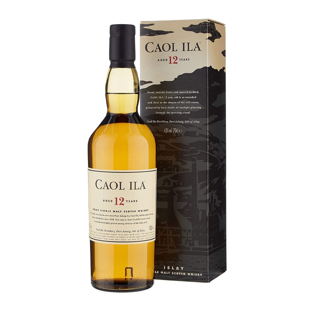 Caol Ila 12 Year Old Single Malt Whisky 70cl