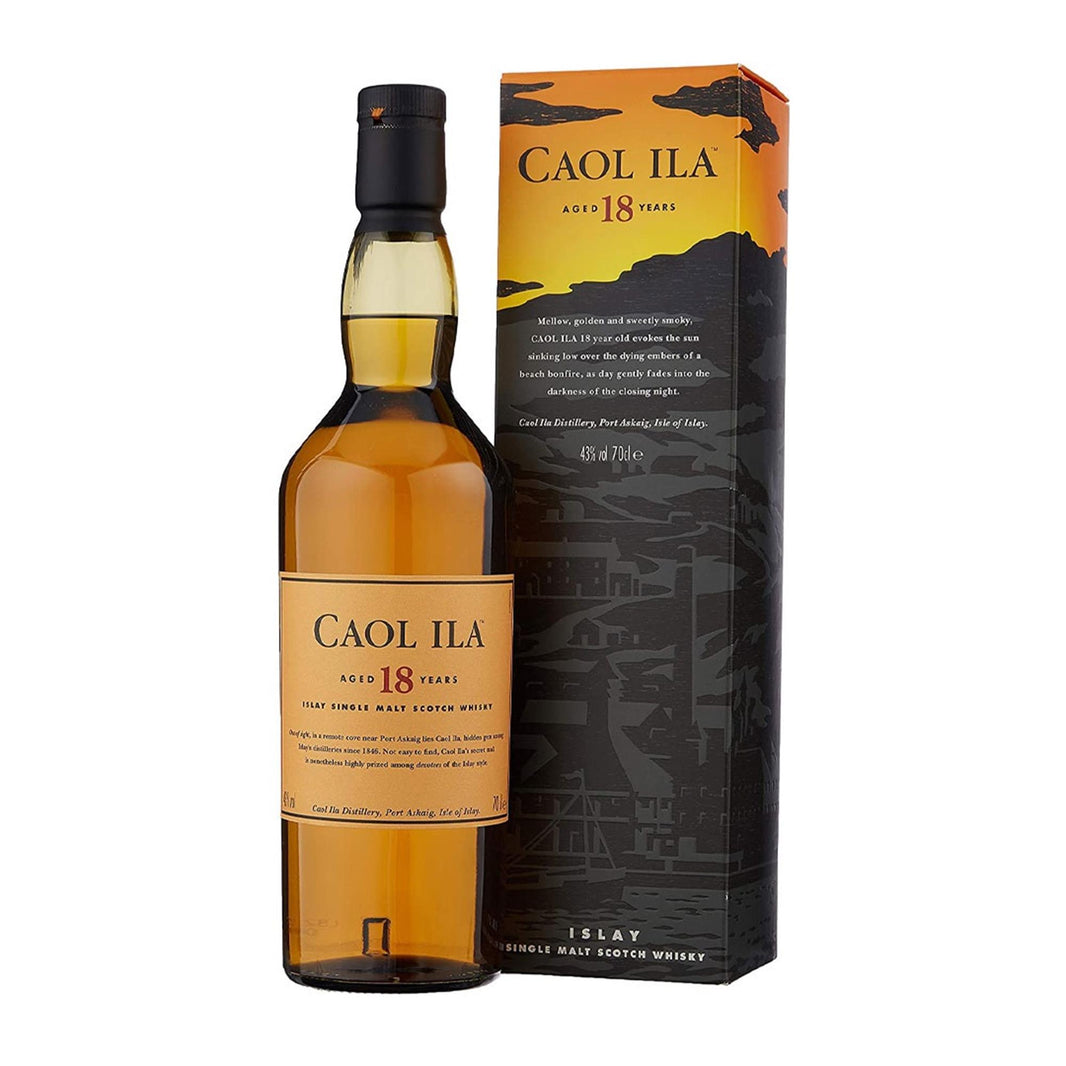 Caol Ila 18 Year Old Islay Single Malt Whisky 70cl
