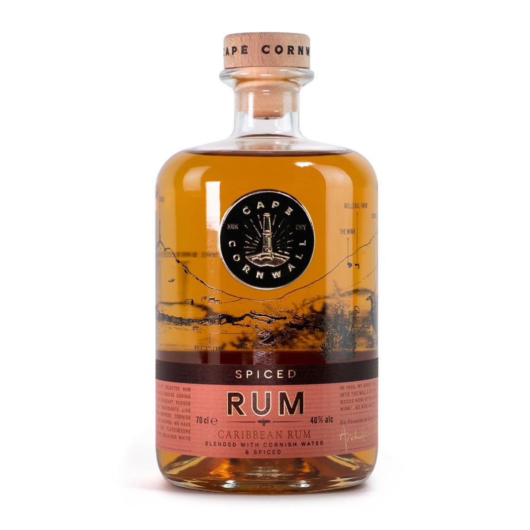 Cape Cornwall Spiced Rum 70cl