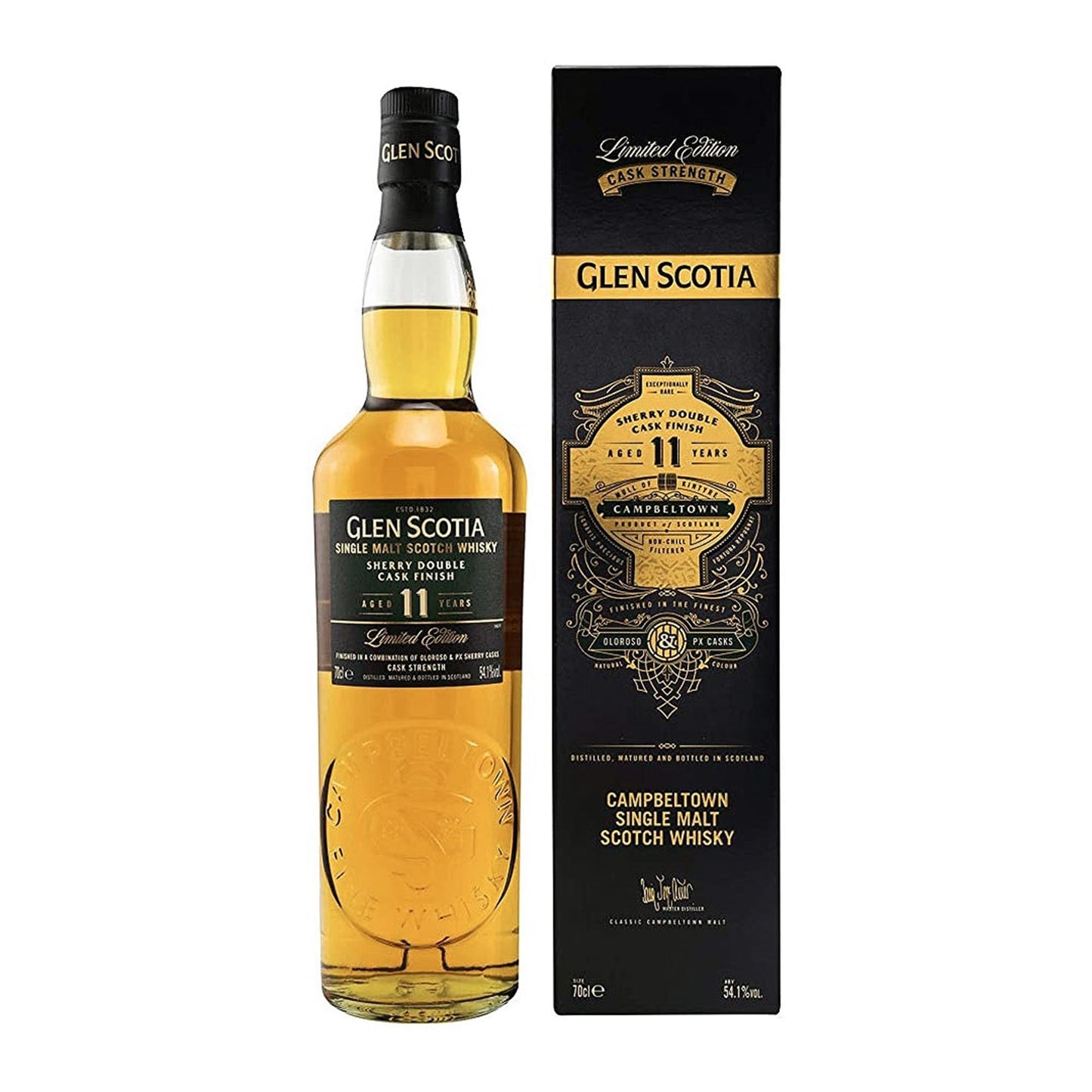 Glen Scotia 11 Year Old Double Sherry Cask Finish Single Malt Whisky 70cl