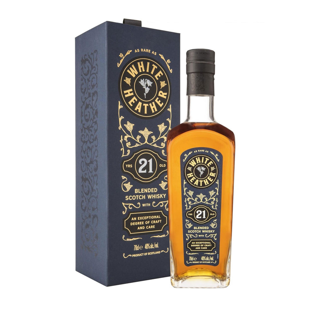 White Heather 21 Year Old Blended Scotch Whisky 70cl