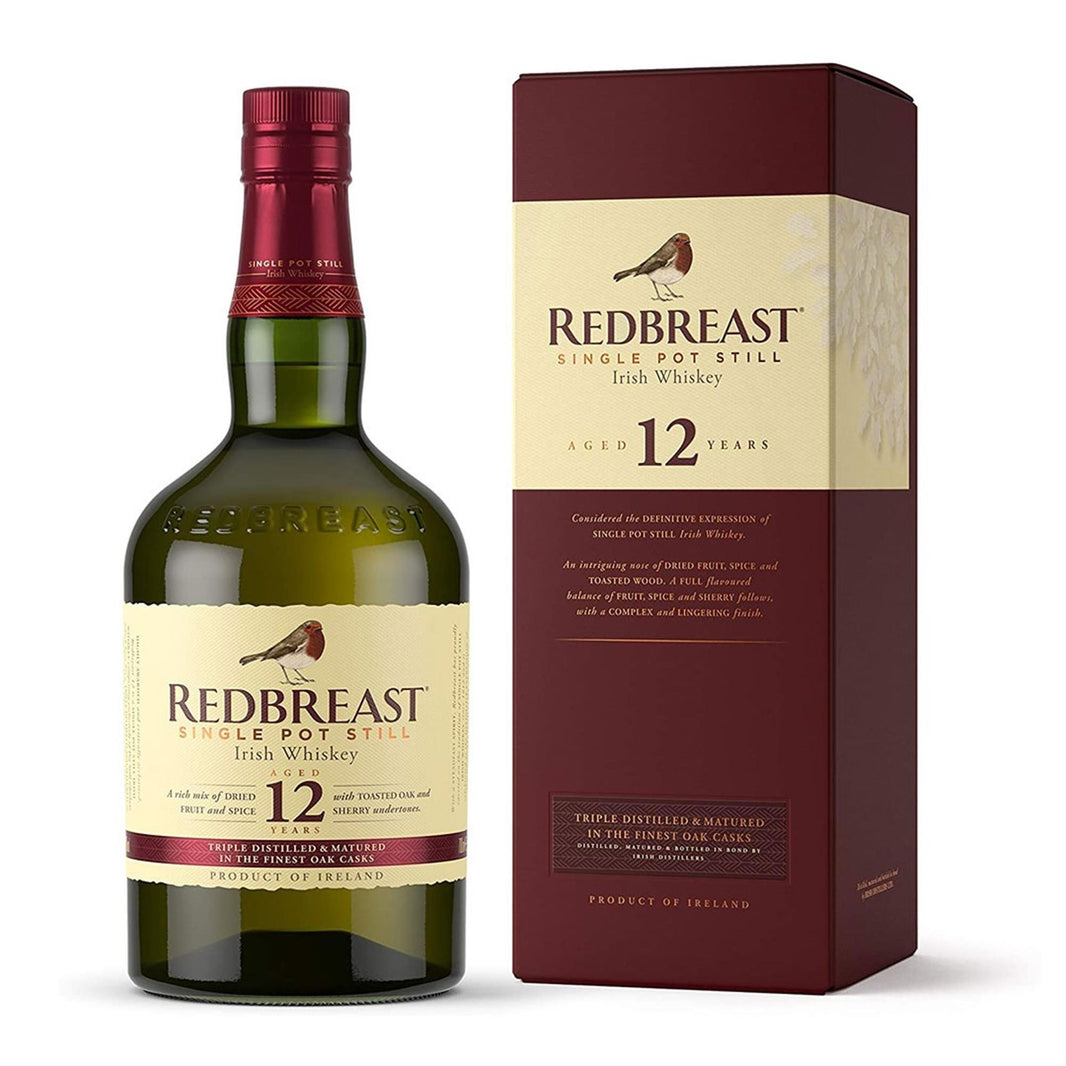 Redbreast 12 Year Old Single Pot Still Whiskey 70cl
