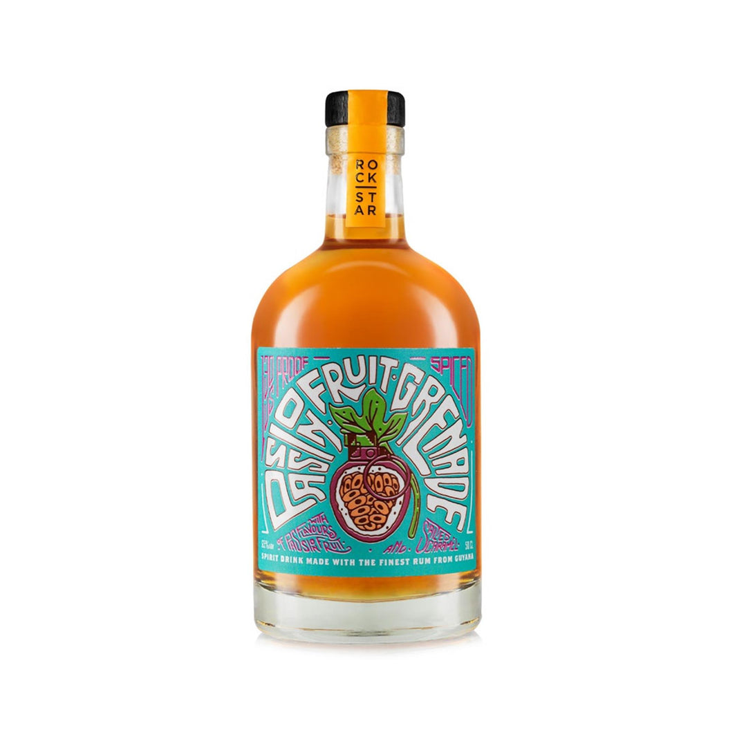Rockstar Passionfruit Grenade Overpoof Rum 50cl
