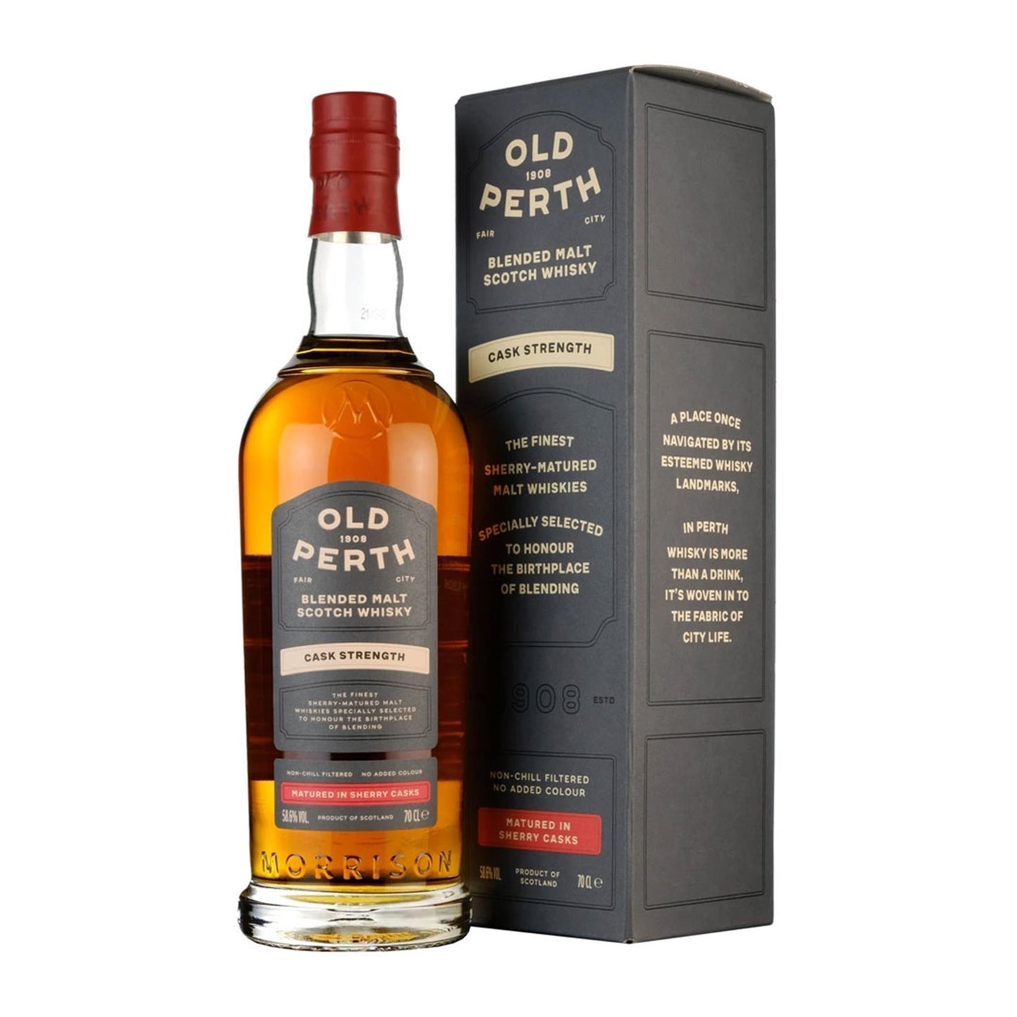 Old Perth Cask Strength Blended Malt Whisky 58.6% 70cl