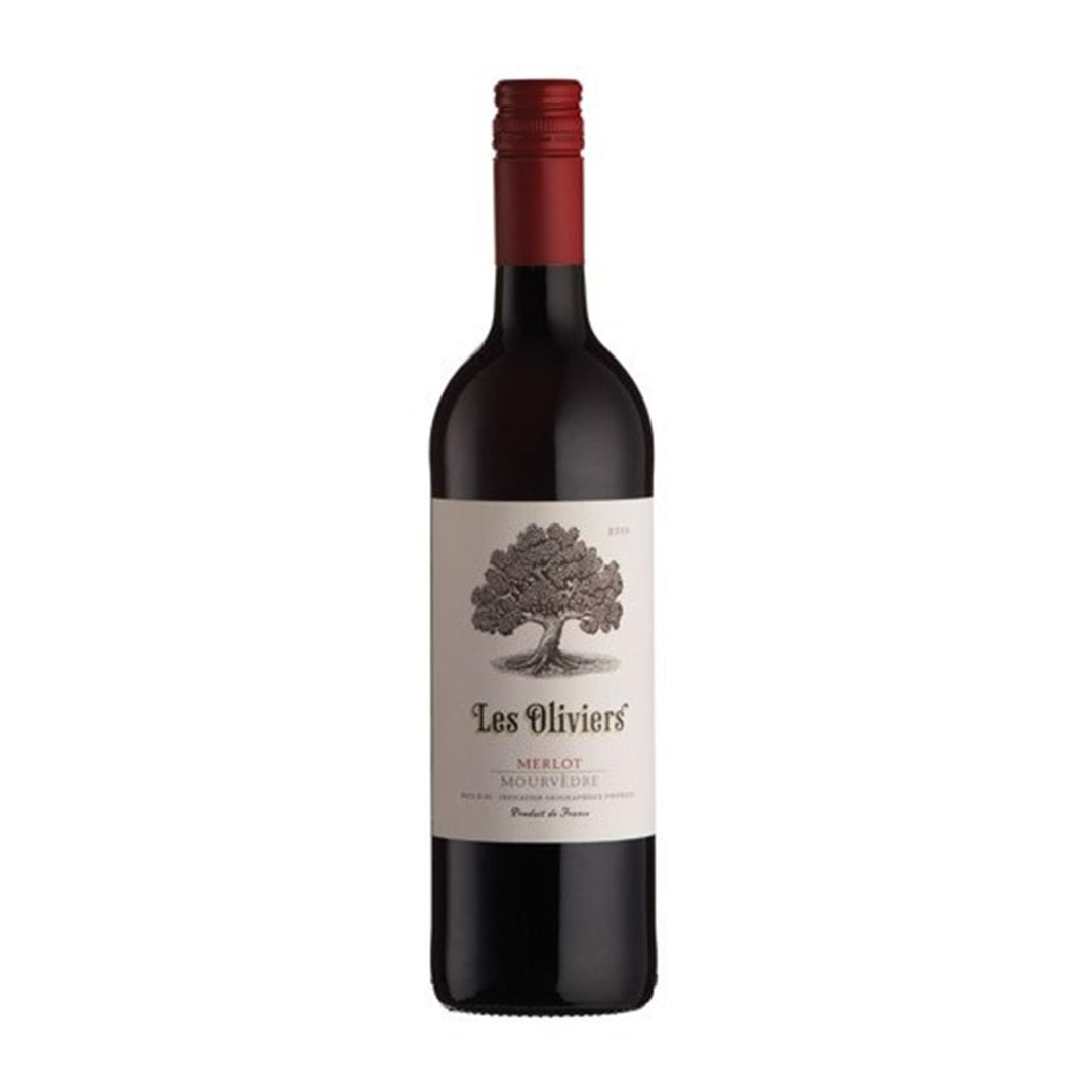 Les Oliviers Merlot Mourvedre 2023 Pays D'Oc 75cl