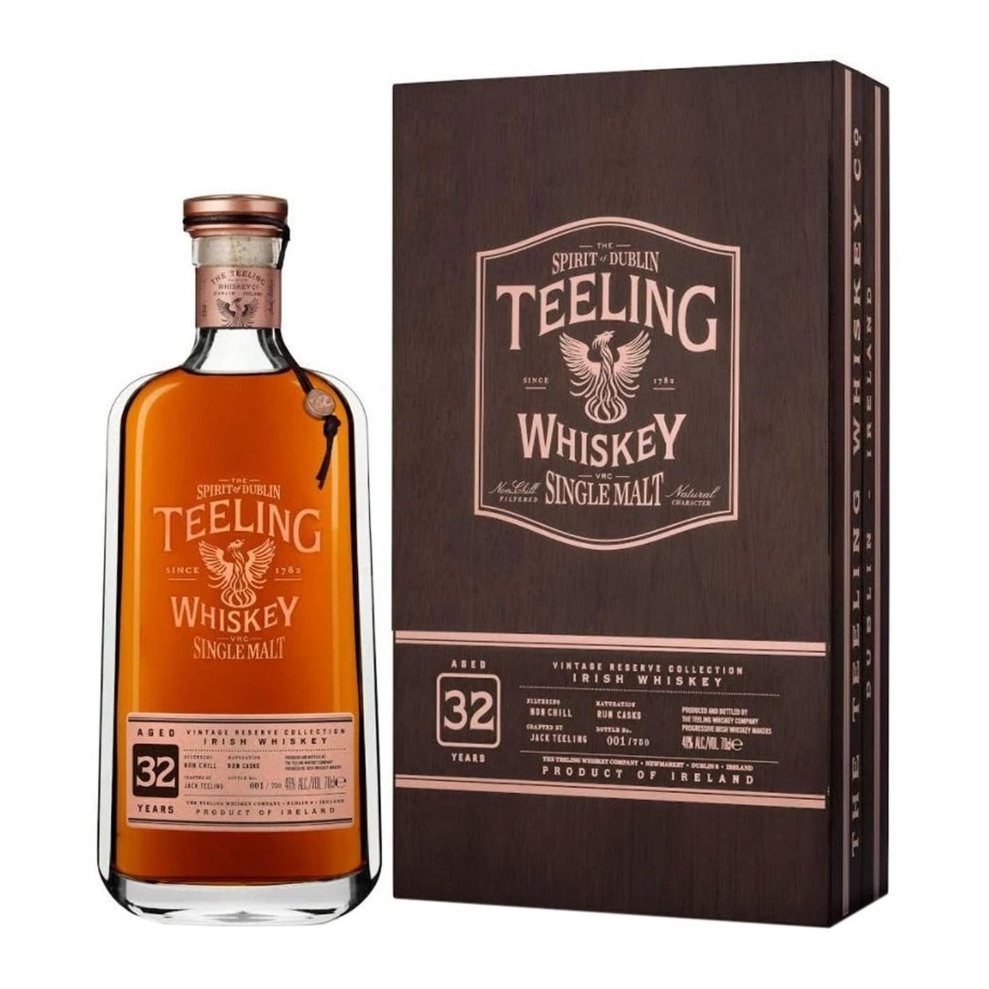 Teeling 32 Year Old Irish Single Malt Whiskey Limited Edition 70cl