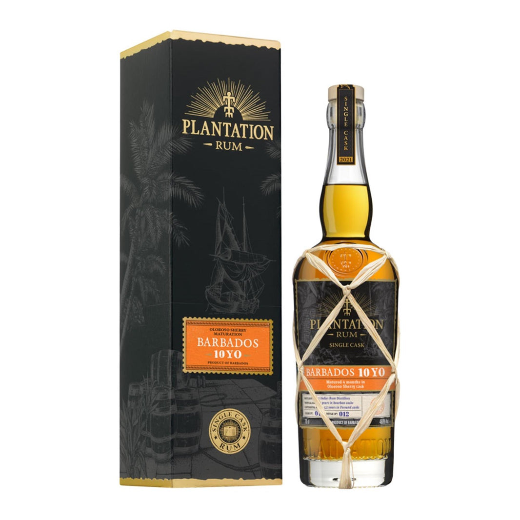 Plantation Single Cask Barbados 10 Year Old Rum Oloroso Finish 70cl