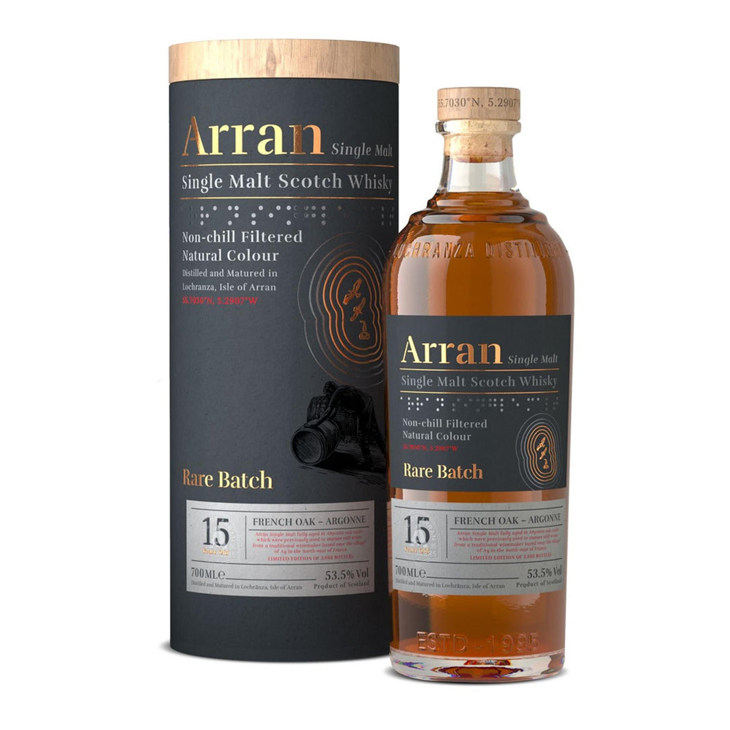 Arran Rare Batch 15 Year Old French Oak Argonne Cask 53.5% 70cl