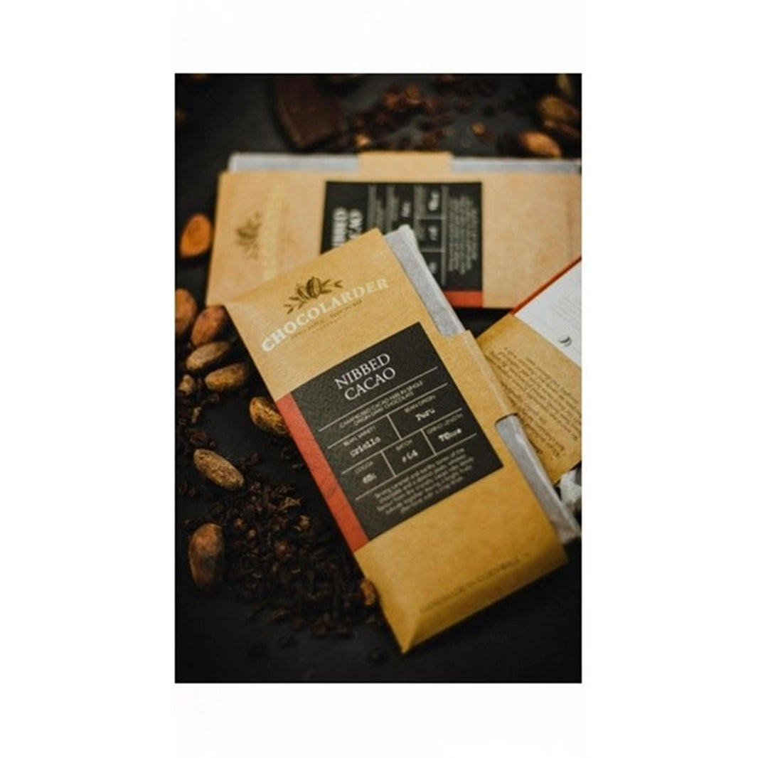 Chocolarder Caramalised Nibbed Cacao Chocolate 70g