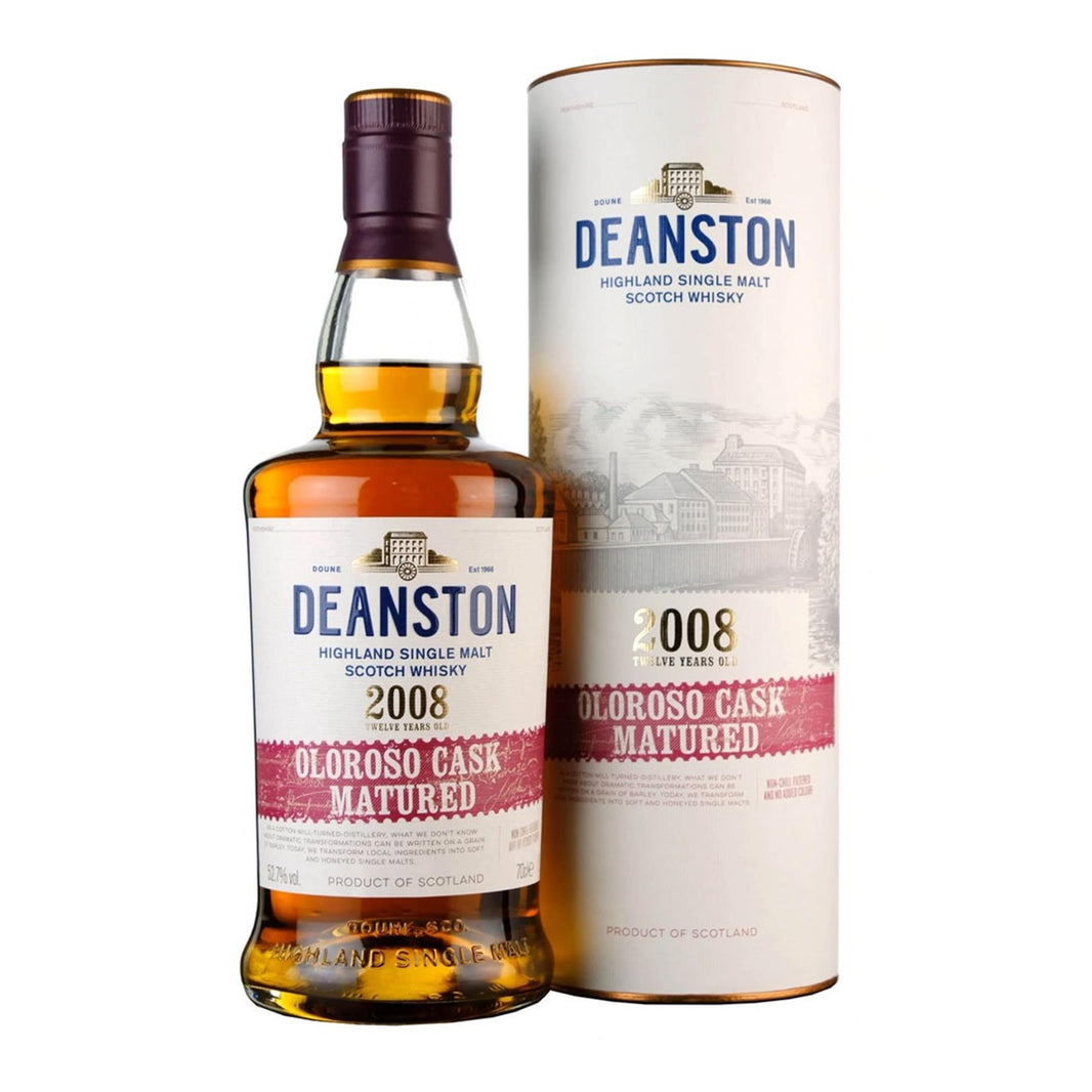 Deanston Oloroso Cask Matured 2008 12 Year Old Whisky 70cl
