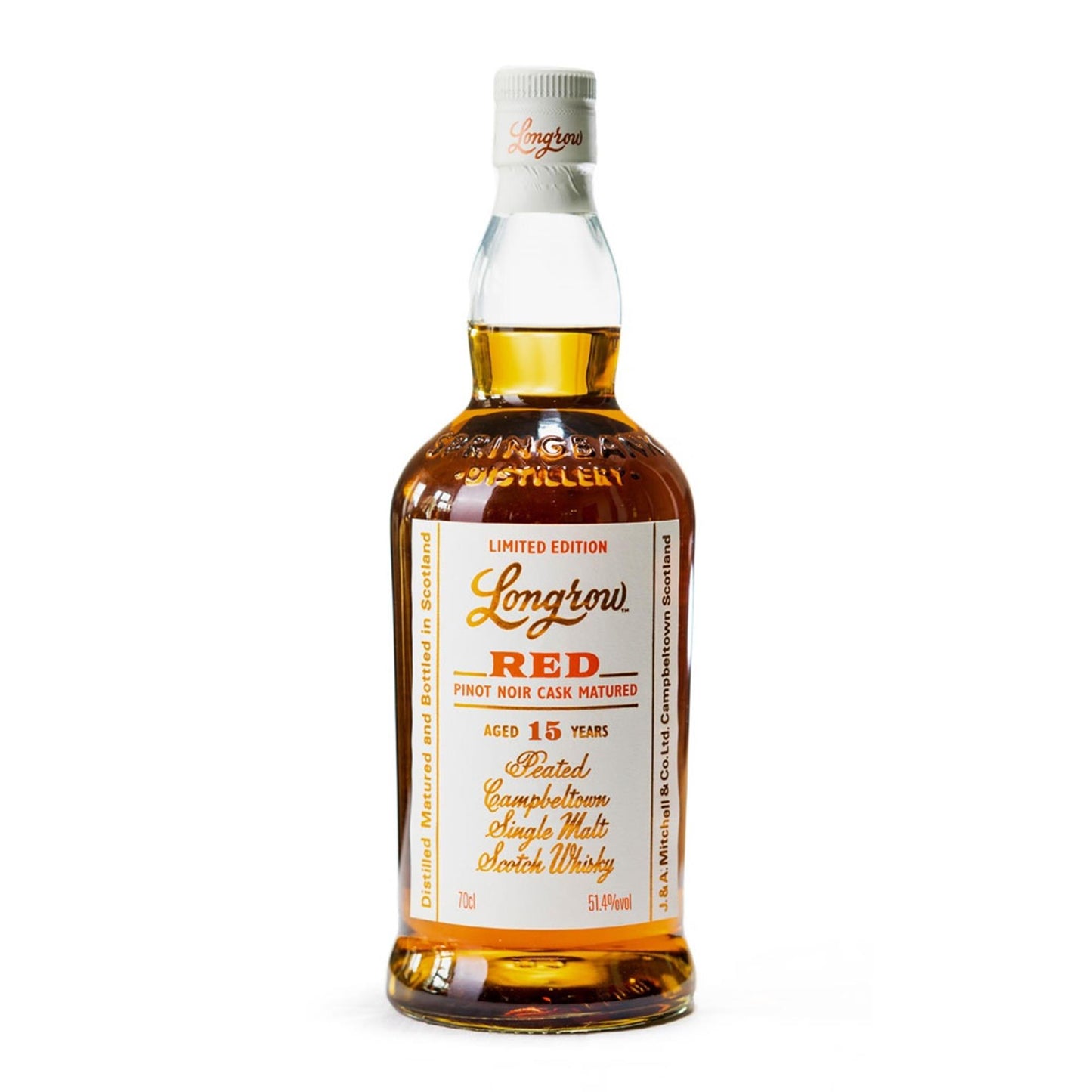 Longrow Red 15 Year Old Pinot Noir Cask 51.4% 2022 Release 70cl