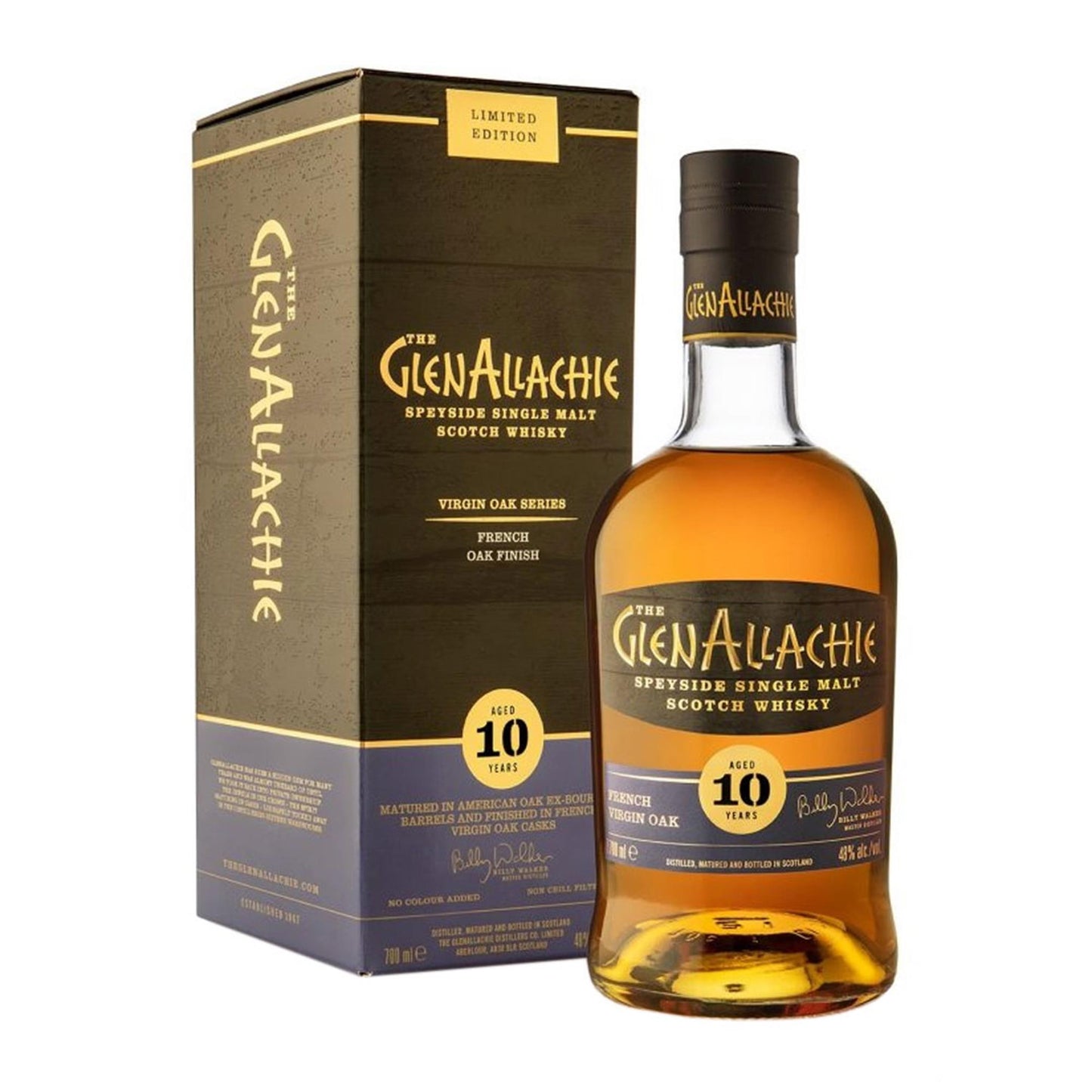 GlenAllachie 10 Year Old French Oak Finish Single Malt 70cl