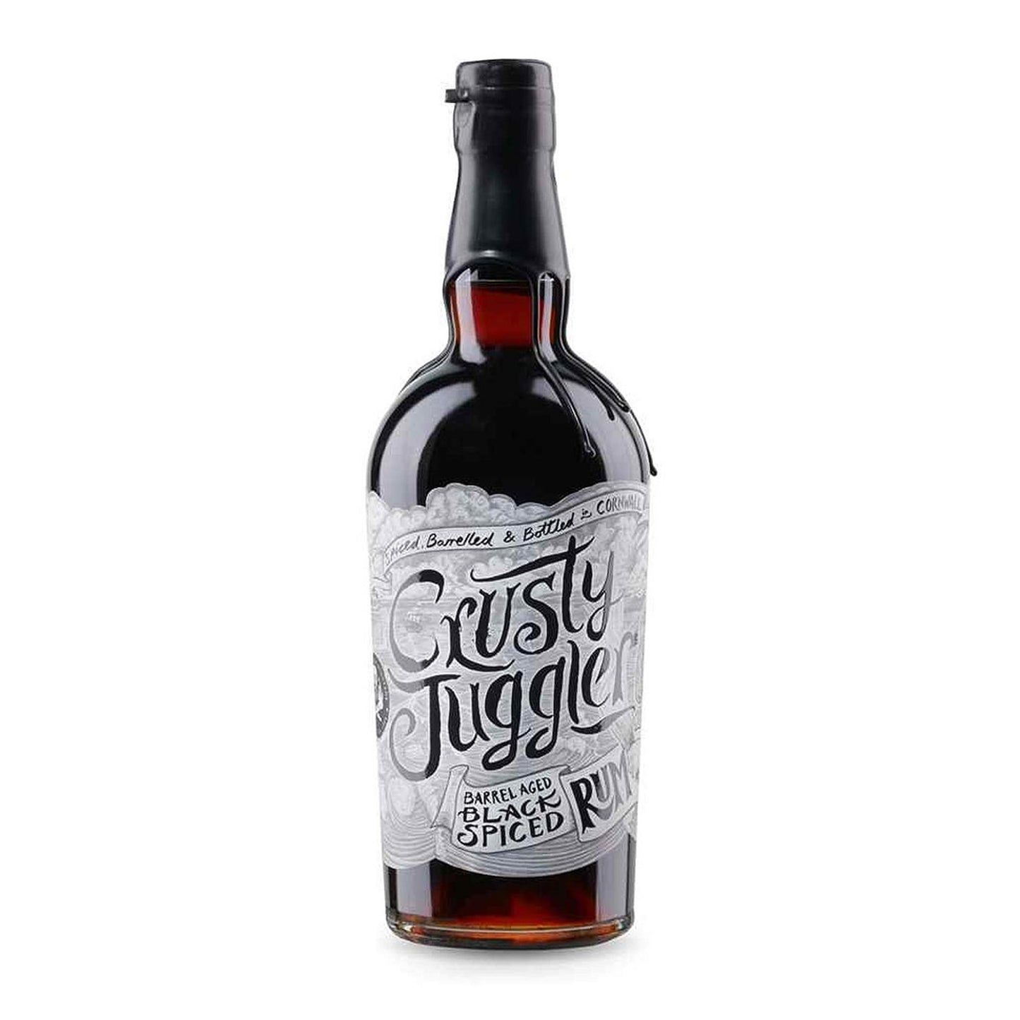 Crusty Juggler Barrel Aged Black Spiced Rum 70cl
