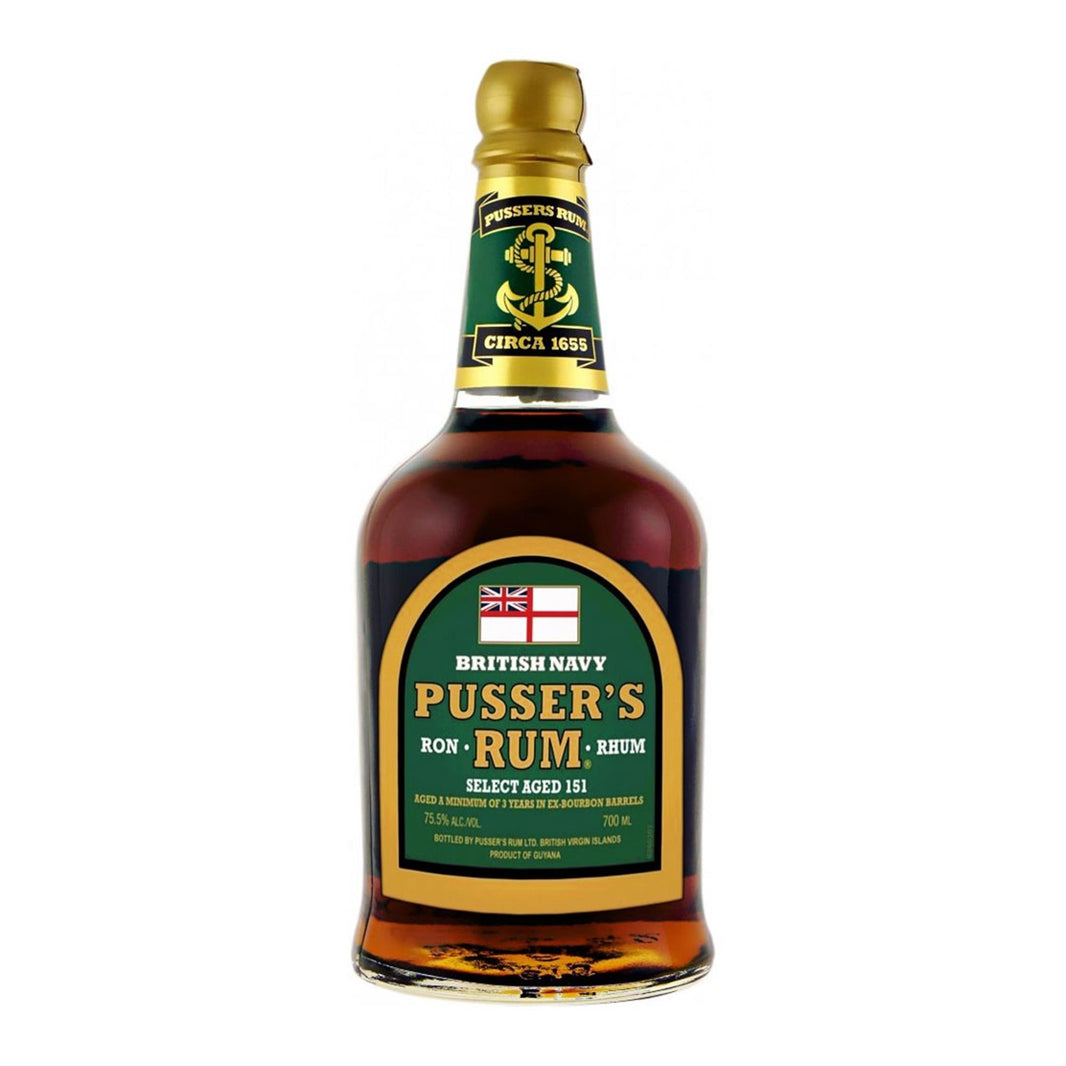 Pussers Rum British Navy Select Aged 151 Rum 70cl